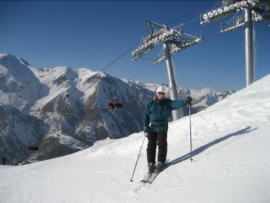 Bridget Skiing