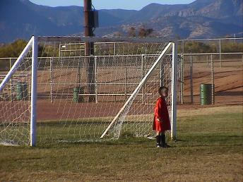 Goalie needs a tailor