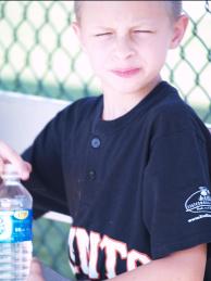 Pierce in the dugout